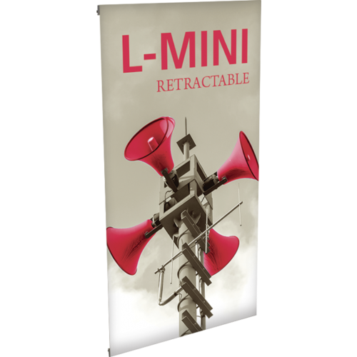 L-Mini Spring Back Banner Stand