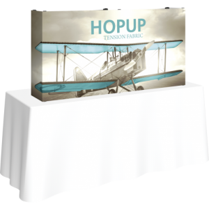 Hopup 5ft Straight Tabletop Tension Fabric Display