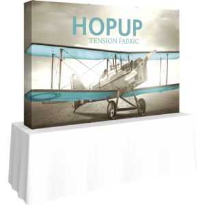 Hopup 7.5 Straight Tabletop Tension Fabric Display