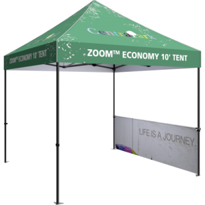 Zoom economy and standard 10 popup tent half wall kit only