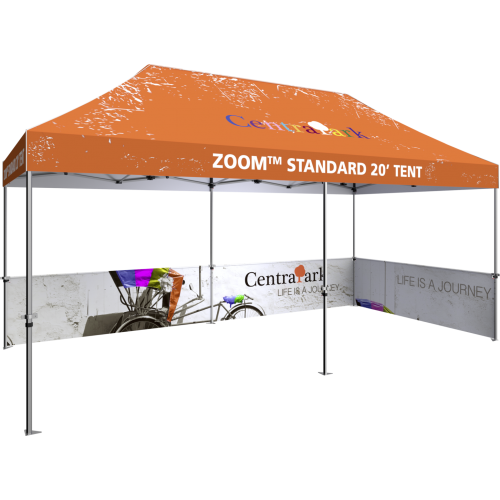 Zoom standard 20 popup tent half wall kit only